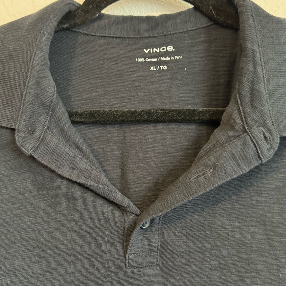 Vince Classic Slub Polo Shirt - Picture 6 of 9